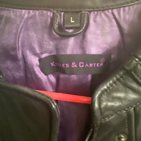 Moto style leather jacket - Picture 4 of 4